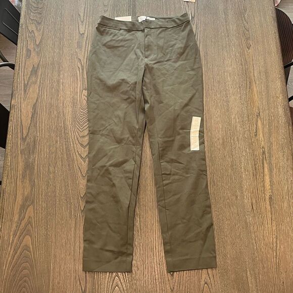 NWT A New Day Stretch Skinny Leg Olive Green Pants Size 4 - Picture 1 of 9
